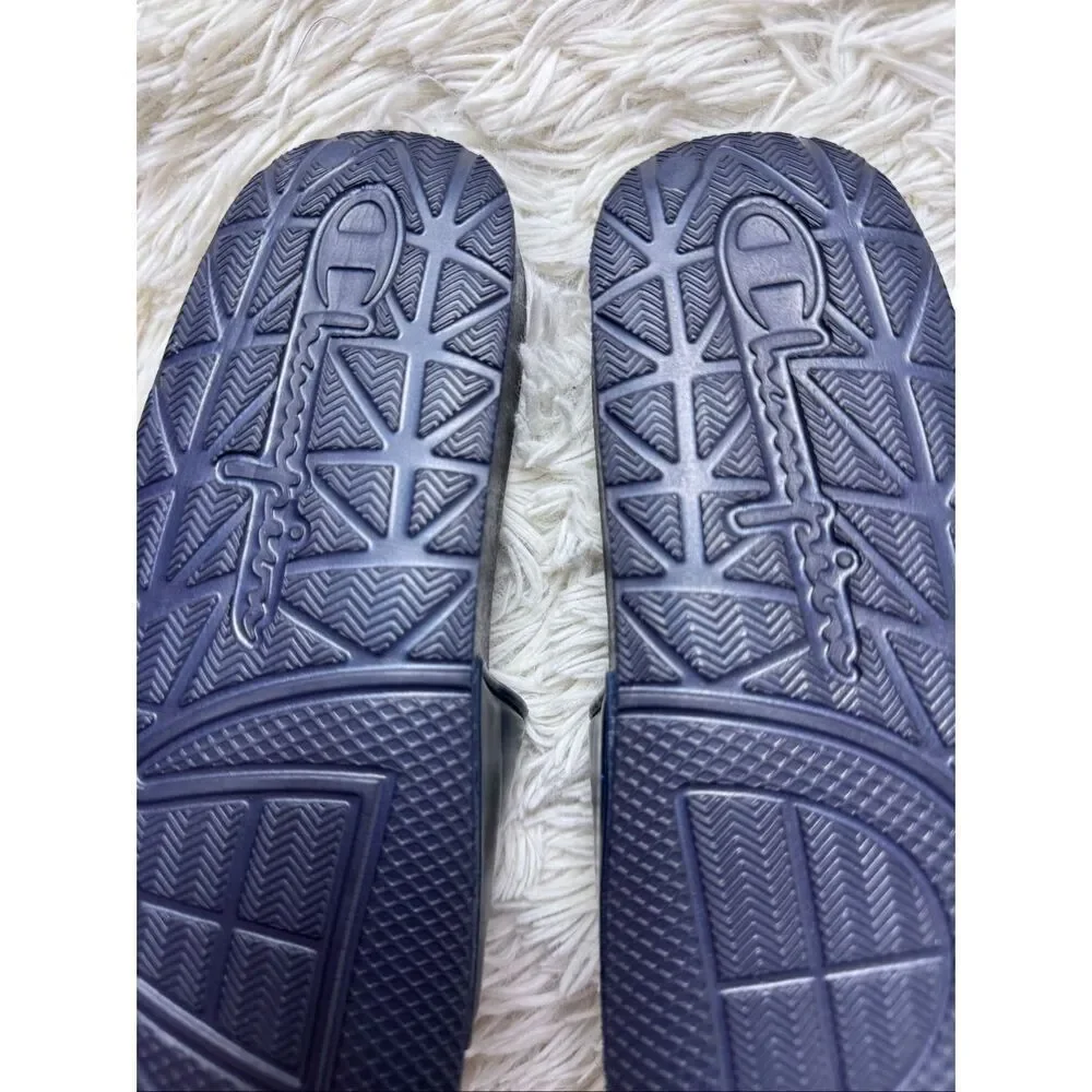 BNWOT Blue Champion Slides Size 2 Boys
